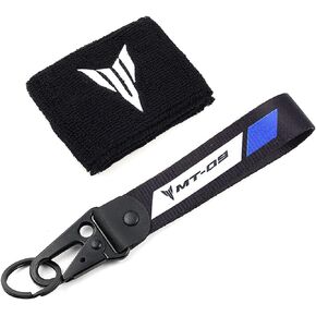 Fit For Yamaha MT09 2023 MT 09 2022 MT-09 SP 2021 Tracer 9GT Tracer 9 Motorcycle Brake Fluid Reservoir Sock Cover Oil Cup Sock Key Chain