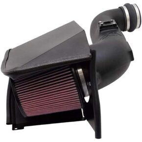 K&N Cold Air Intake Kit: Increase Acceleration & Towing Power, Guaranteed to Increase Horsepower up to 22HP: Compatible 6.6L, V8, 2005-2007 Chevy/GMC Heavy Duty (Silverado, Sierra, 2500, 3500),57-3057