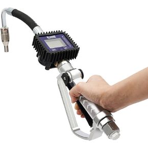 Heavy Duty Air Operated Oil Transfer Pump Digital Petrol Motor Oil Fluid Dispenser Pump Control Valve Meter Nozzle (US Stock)
