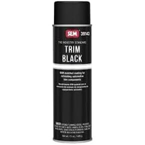 SEM Trim Black Aerosol CASE of 12 SEM39143