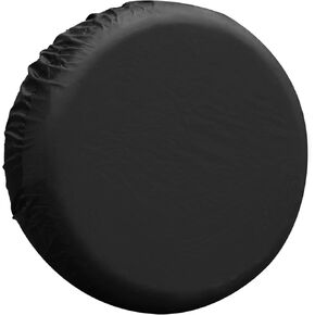 uxcell Universal 190T Polyester Spare Tire Cover for Jeep Trailer RV SUV Truck Wheel Fit Overall Wheel Diameter 14 Inch Black