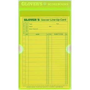 Glover's Scorebooks Acrylic Line-Up Card Holder (Fits Line-Up Card)