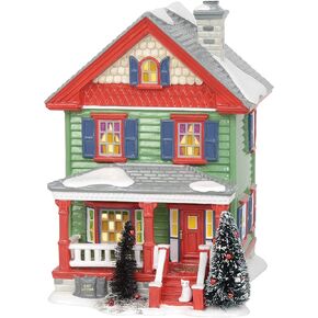 Department 56 Original Snow Village National Lampoon's Christmas Vacation Aunt Bethany's House Lit Building, 8.07 Inch, Multicolor