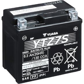 Yuasa YUAM727ZS YTZ7S Factory Activated YTZ High Performance AGM Battery
