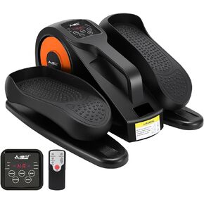 AODI Under Desk Elliptical Machne, Motorized Sitting Pedal Exerciser with Remote Control, Quiet Portable Leg Exerciser While for Teens Adults & Seniors