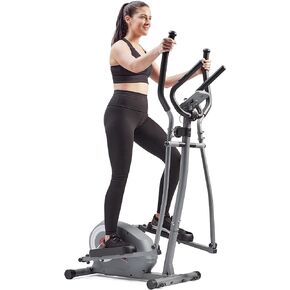 Sunny Health & Fitness Legacy Stepping Elliptical Machine, Total Body Cross Trainer, Low Impact Exercise Equipment with Optional SunnyFit App Enhanced Connectivity in Kuwait
