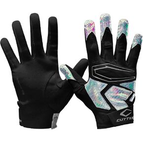 Cutters Football Wide Receiver Gloves. Rev Pro 4.0 Ultra Grip No Slip. Youth and Adult Sizes (1 Pair) in Kuwait