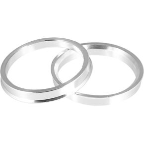 X AUTOHAUX 2pcs OD 73.1mm to ID 56.1mm Aluminium Alloy Car Hub Centric Rings Wheel Bore Center Spacer