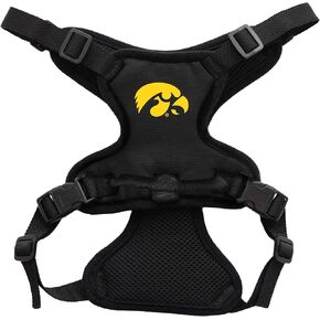 Littlearth Unisex-Adult NCAA Iowa Hawkeyes Front Clip Pet Harness, Team Color, Large