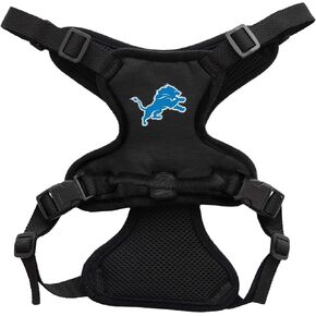 Littlearth Unisex-Adult NFL Detroit Lions Front Clip Pet Harness, Team Color, Large