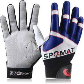 SPOMAT Youth Baseball Batting Gloves for Kids Boys Girls Ages 5-12