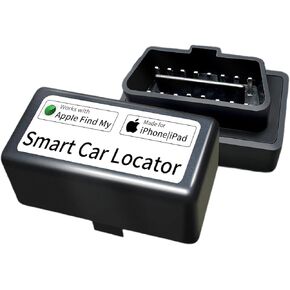 OBD Ⅱ Vehicle Tracker Work with Apple Find My Car GPS Locator Vehicle Tracking Device OBD Anti-Lost Device Finder for Cars No Subscription Needed Quick Installation Global Position iOS Only in Kuwait