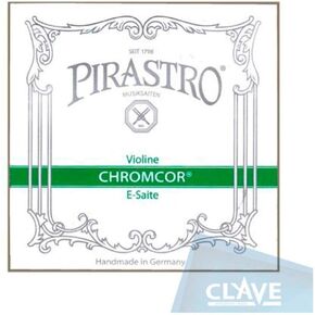 Pirastro Chromcor 4/4 Violin String Set - Medium Gauge with Ball End E