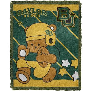 Northwest NCAA Unisex NCAA 36-Inches-By-46-Inches Woven Jacquard Baby Throw Blanket in Saudi Arabia