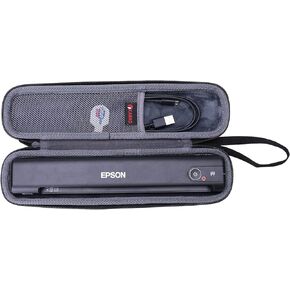 XANAD Hard Case for Epson Workforce ES-50 / ES-55R / ES-60W / ES-65WR / DS-30 / DS-70 / DS-80W Document Scanner (Case Only)