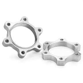 KIEVODE 2 PCS 44MM Bike Freewheel Threaded Hubs Disk Disc Aluminium Alloy Brake Rotor 6 Bolt Bicycle Flange Adapter