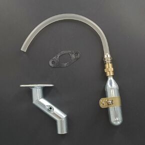 CDHPOWER Fuel Recycling Alum Manifold 32mm/40mm Intake Kit, 2 in 1, 2 Stroke Gas Engine Kit Motorized Bicycle 48cc/66cc/80cc/100cc