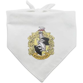 Harry Potter Hufflepuff Painted Crest Dog Pet Bandana