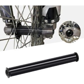 AUTOVIC Front Wheel Axle, Billet Aluminum Front Fork Axle and Bolt Nut Cap For Sur Ron Light Bee X Segway X x260 x160 DNM Volcano Fork Only