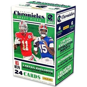 2023 Panini Chronicles Draft Picks NFL Football Trading Cards Blaster Box