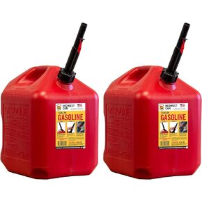 Midwest Can Company 5 Gallon No Spill Gas Can, Red