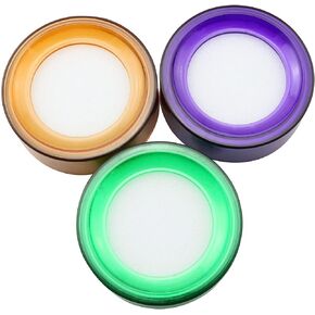 LQ Industrial Finger Wet Sponge 3PCS Random Color Plastic Round Sponge Cup Moistener Fingertip Moistener Finger Damper