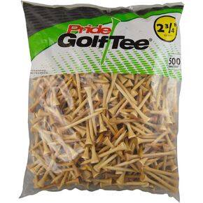 PRIDE GOLF TEE, 2-3/4 inch Deluxe Tee, 500 Count
