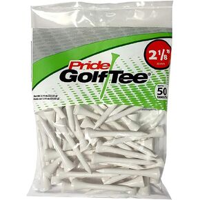 PRIDE GOLF TEE, 2-1/8 inch Deluxe Tee, 50 Count Bag