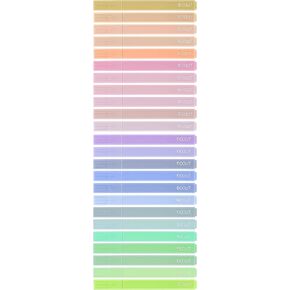 EOOUT 18pcs Aesthetic Cute Pastel Highlighters with Assorted Colors, Bible Highlighters and Pens No Bleed, Soft Chisel Tip, Dry Fast, Easy to Hold for Journal Notes School Office Supplies (Morandi)