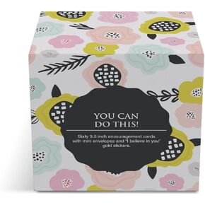 Dessie 60 Inspirational Cards With Envelopes & You Are Awesome Seals for Appreciation, Encouragement ,Gratitude , Positive Affirmations , Thoughtful Gifts.Post-it Note Size.