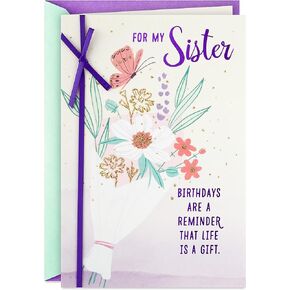 Hallmark Birthday Card for Sister (Life is a Gift)