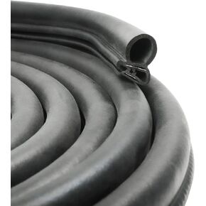 VAGURFO Rubber Edge Trim,Car Weather Striping,Door Rubber Seal Strip Trim Seal,Automotive Weather Stripping Edge Guard for Cars, Boats, RVs, Trucks, and Home Applications (20 FT)