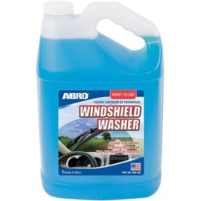 ABRO Windshield Washer Ready to Use Formula - 1 Gallon, Pre-Mixed, Delivers Streak-Free Cleanliness, Removes Bugs & Tar