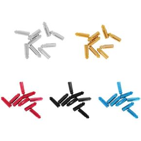 Set of 45 Anodised Aluminum Dart Flight Protectors/Savers, Mixed Colors, Lightweight and Durable