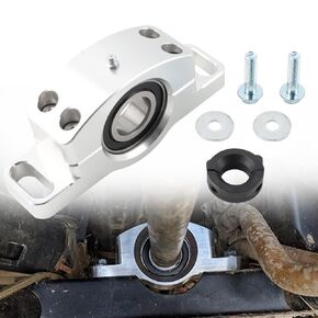ATV Heavy Duty Billet Aluminum Carrier Bearing, Bearing Compatible with 2014-2021 Polaris Ranger 570 XP 1000 RZR XP 900 1000 （Does NOT fit The Polaris RZR XP 4 Turbo）Silver
