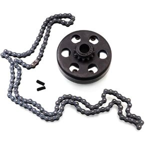 MOOSUN Minibike Go Kart Clutch 3/4" Bore 10 Tooth with #40/41/420 Chain