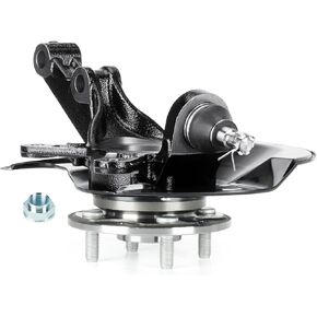 Front Steering Knuckle & Wheel Bearing Hub Assembly for Honda Civic 2003 2004 2005 1.7L L4, 698-495 698495 698-494 698494 51215S5AJ30 45255S01A00, Left Side and Right Side