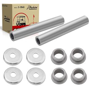 Roykaw Yamaha G22/G29 Kingpin and Bushing Kit Includes Steering Knuckle Outer Cover, Spindle Tube Spacer for Gas & Electric Golf Cart, OEM # 2NL-23448-00-00,90381-17067-00 2NL-23517-00-00