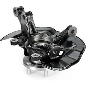 Front Steering Knuckle & Wheel Bearing Hub Assembly for Toyota Corolla 2009-2013 1.8L 2.4L, Matrix 2009-2013 1.8L, 698-381 698381 510070 FW188 WE60696, Left Driver Side