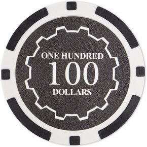 Brybelly Eclipse Poker Chips Heavyweight 14-Gram Clay Composite - Pack of 50