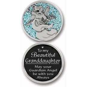 Cathedral Art Granddaughter Companion Unique Decorative Coin, 1-1/4-Inch