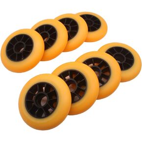 Z-FIRST 8 Pack 100mm Inline Roller Skate Wheels 85A Premium Replacement for Rollerblade Wheels