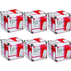 أطراف أصابع مطاطية من سوينجلاين، مقاس 11 1/2، متوسط، 12/صندوق (54035)، 6 عبوات