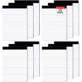 20 حزمة من وسادات الملاحظات القابلة لإعادة التعبئة، عبوات وسادات مذكرات مقاس 4 × 6 بوصة، وسادة كتابة دفاتر ملاحظات صغيرة بيضاء، وسادات كتابة مبطنة مع 30 ورقة مبطنة لكل وسادة، عبوات دفتر جيب لمدرسة مكتب الكلية in Kuwait