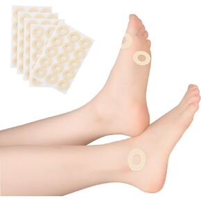 Callus Cushions, Adhesive Corn Pads, 5 Sheets (75 PCS) Corn Pads for Toes, Feet, Heel, Bottom of Foot | Foot Corn Pads | Corn Cushions Patches Reduce Friction