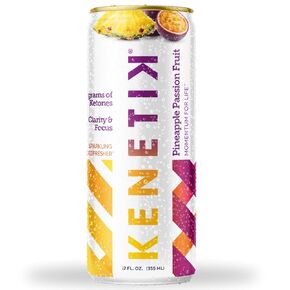 KENETIK Nootropic Ketone Drink, Ketones for Energy & Focus, Caffeine & Sugar Free, High Performance D-BHB Ketone Mix, Fuel w/Zero Crash or Jitters, Ready to Drink - Blackberry Lemonade 6 Pk