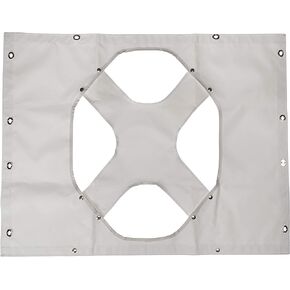 RealTruck Belmor WF-2053-1 White Winterfront Truck Grille Cover for 1995-2002 Peterbilt 377 SBA, 385
