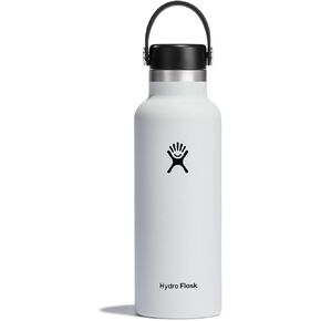 Hydro Flask Stainless Steel Standard Mouth Water Bottle with Flex Cap and Double-Wall Vacuum Insulation in Kuwait