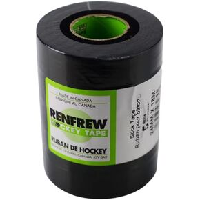 Renfrew Pro Black Cloth Hockey Tape, 5 Rolls (1'' x 18m)
