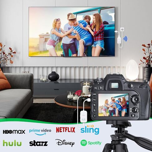 جهاز إرسال واستقبال KCEVE 4K HDMI 50M، موسع HDMI إلى HDMI لمشاهدة الأفلام والألعاب والبث المباشر، من أجهزة الكمبيوتر المحمولة وأجهزة الكمبيوتر الشخصية إلى جهاز عرض HDTV والتلفزيون للمسرح المنزلي أو الاستخدام المكتبي in Saudi Arabia